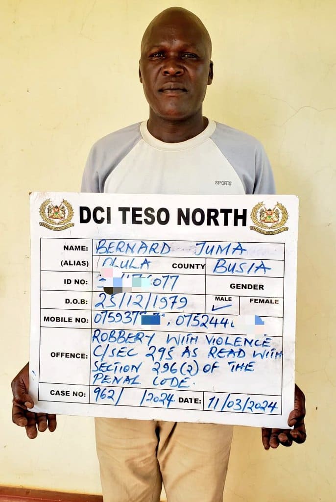 GANG LEADER IN BUSIA SCHOOL RAID ARRESTED