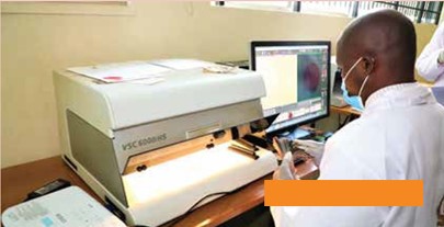 Forensic document examination at DCI