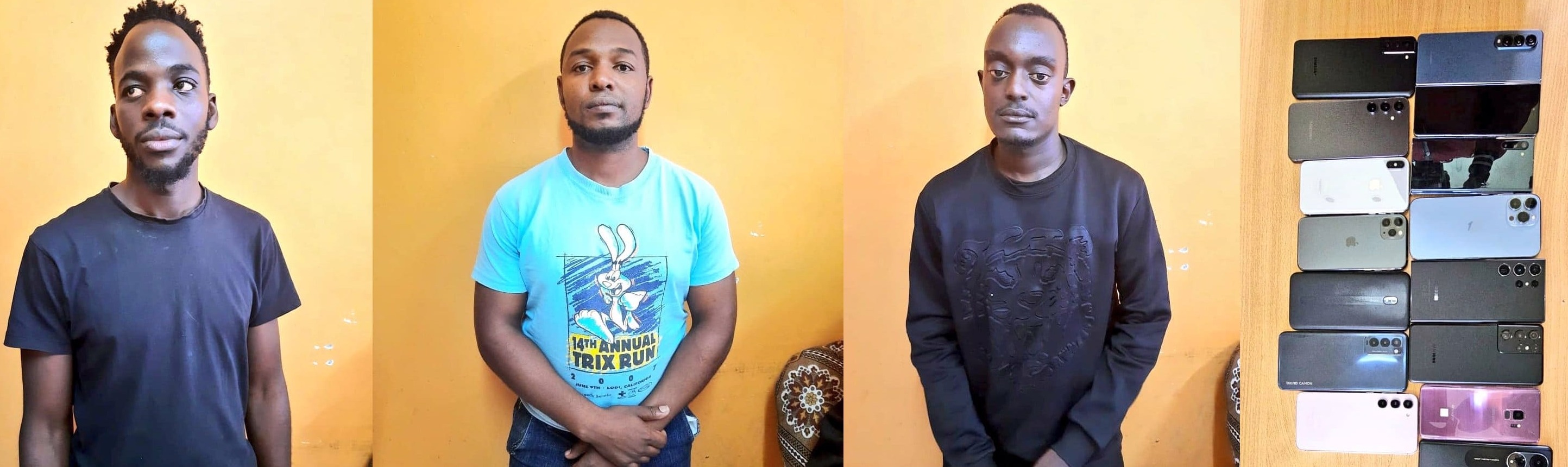 SUSPECTED STOLEN  MOBILE PHONES, LAPTOP AND TABLETS 