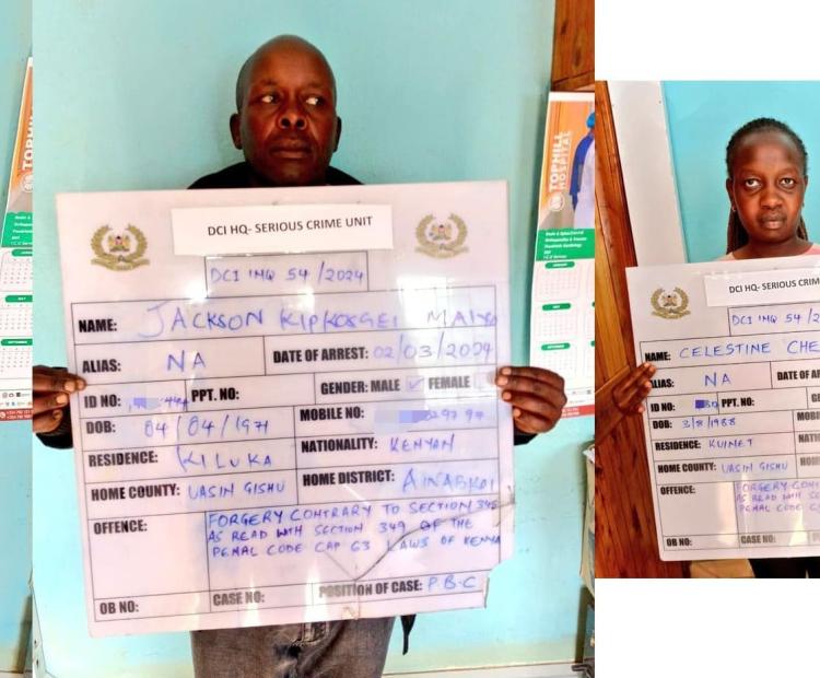 FOUR SUSPECTS WHO USED FORGED CERTIFICATES TO ACQUIRE PUBLIC SERVICE JOBS ARRAIGNED